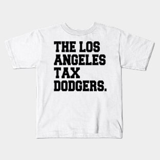 the los angeles tax dodgers Kids T-Shirt